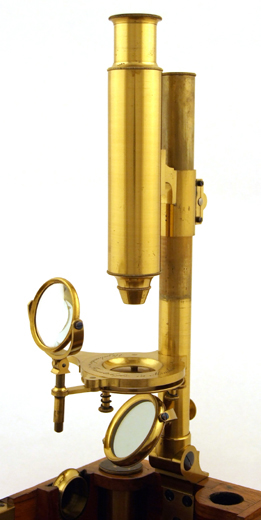 Mikroskop von Utzschneider und Fraunhofer in M&uuml;nchen um 1820