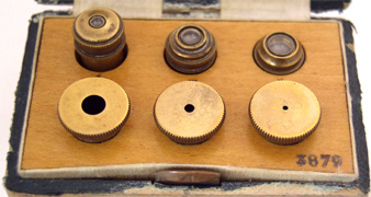 Mikroskop E. Hartnack sucr. de G. Oberhaeuser Paris, #3879: Objektivk&auml;stchen