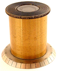 Fr&uuml;hes Polarisationsmikroskop E.Hartnack & Co.: Analysator