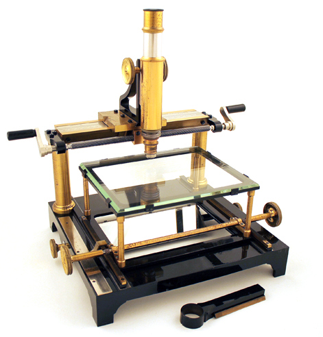 Ernst Leitz Wetzlar, Schlittenmikroskop f&uuml;r Gehirnschnitte nach E. Nebelthau 