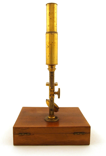 S. Pl&ouml;ssl in Wien: Taschenmikroskop um 1835