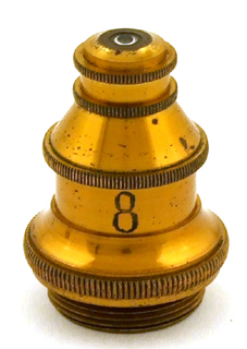 Mikroskop R. Winkel in G&ouml;ttingen, No. 62: Objektiv No. 8