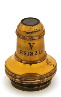 Carl Zeiss Jena Mikroskop Nr. 28285: Objektiv A