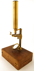Reisemikroskop von Simon Pl&ouml;ssl Wien um 1845