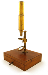 Taschenmikroskop von Pl&ouml;ssl, um 1835