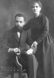 Cesar D&iacute;ez Hurtado de Mendoza mit seiner Schwester