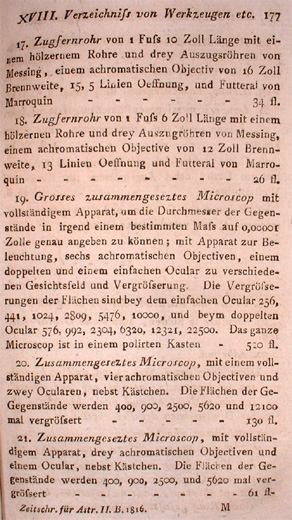Zeitschrift f&uuml;r Astronomie 1816