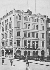 Kr&uuml;ss Werkstatt in Hamburg, Adolphsbr&uuml;cke 7; 1851-1920; Referenz 61