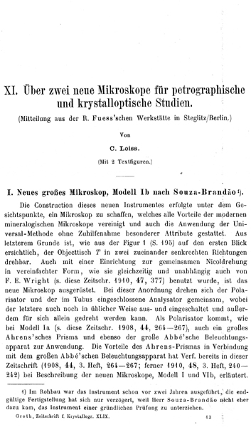 Zeitschrift f�r Krystallographie und Mineralogie