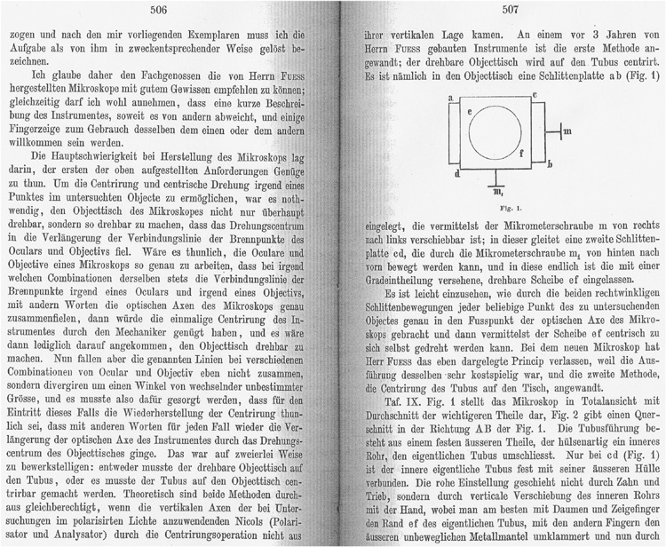 Ein neues Mikroskop f&uuml;r mineralogische und petrographische Untersuchungen